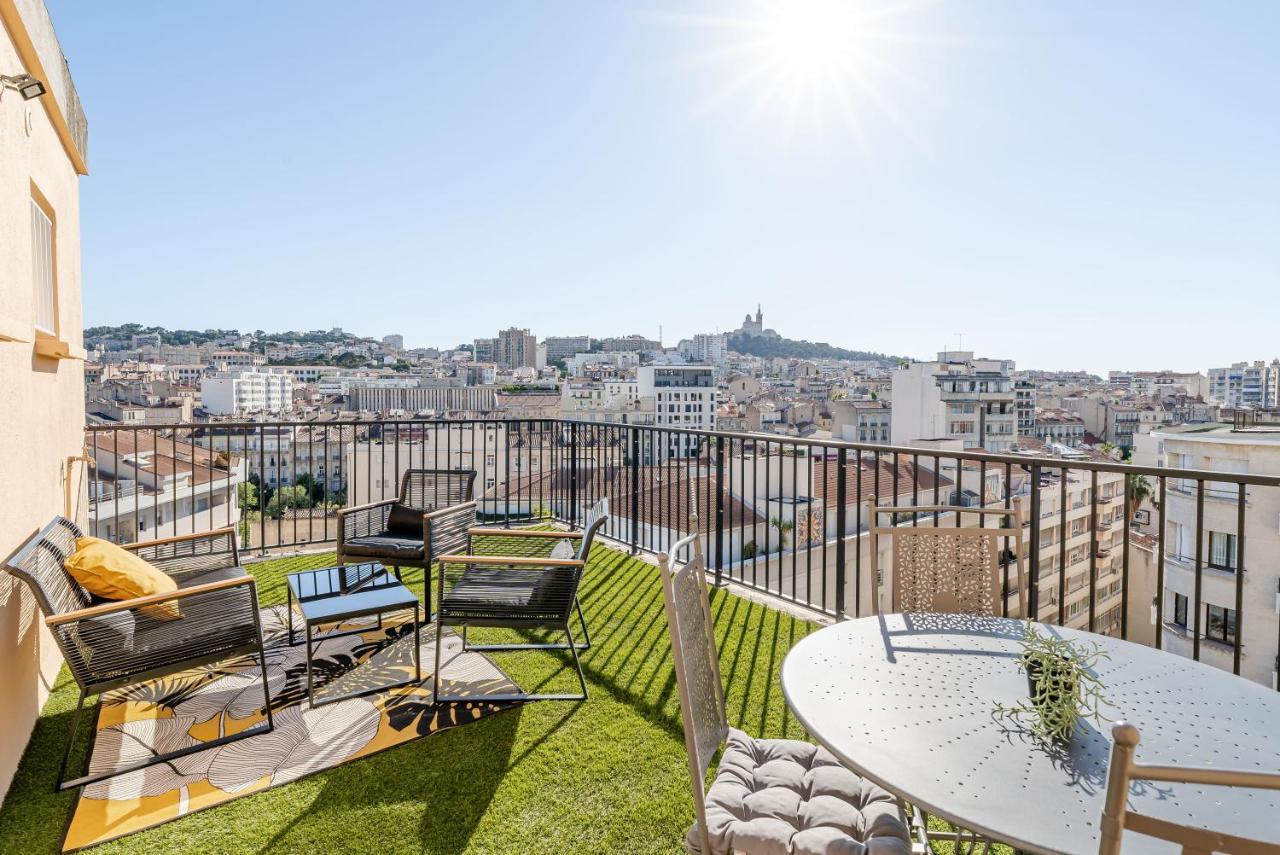 Marseille: Superbe Vue Sur Notre-Dame De La Garde Apartment Ngoại thất bức ảnh