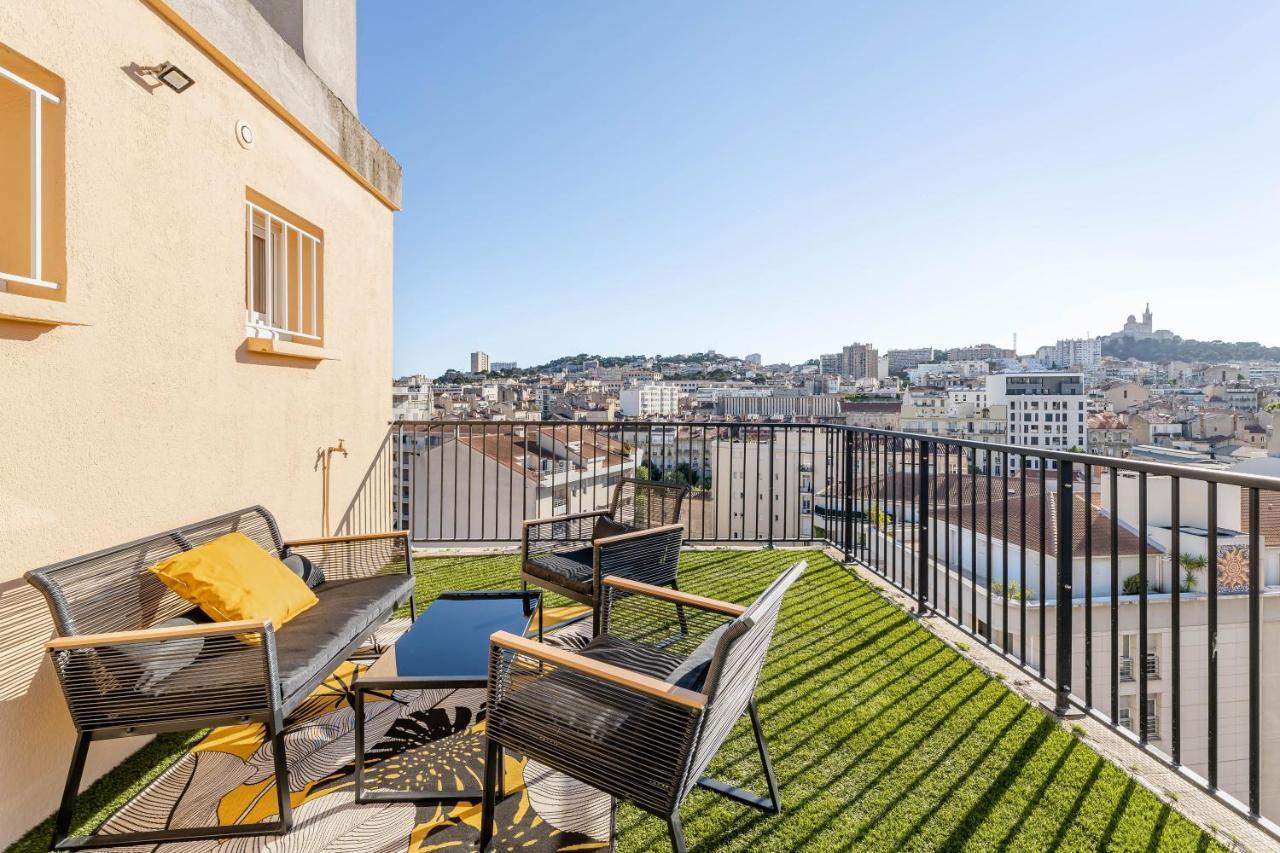 Marseille: Superbe Vue Sur Notre-Dame De La Garde Apartment Ngoại thất bức ảnh
